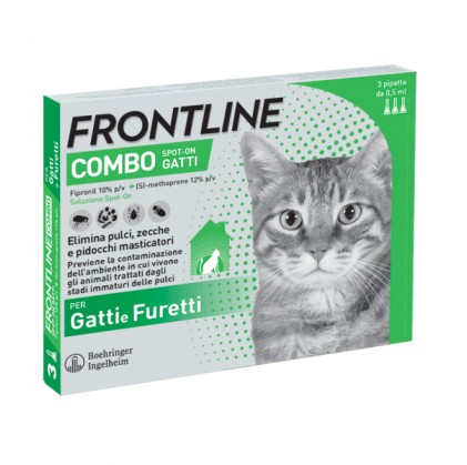 Frontline Combo Spoton Cats and Ferrets 3 пипетки по 0,5 мл