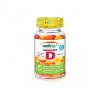 Jamieson Vitamin D Gummies 60, карамель