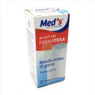 Med's FarmaTexa марлевые повязки с подшивкой 12/12 см7x5м