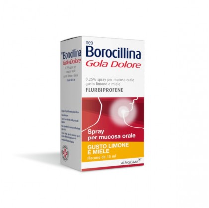 NeoBorocillin Throat Pain Спрей Lemon & amp
