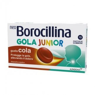 Neoborocillin Gola Junior 15 Пастилки Кола