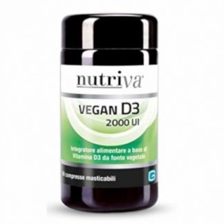 Nourished Vegan D3 60 таблеток 2000UI