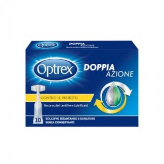 Optrex успокаивающие капли двойного действия