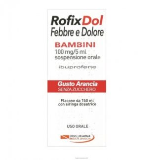 Rofixdol Fever and Pain Orange Sugar Free 150 мл