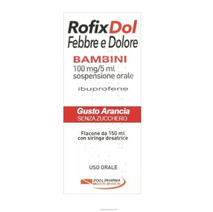 Rofixdol Fever and Pain Orange Sugar Free 150 мл