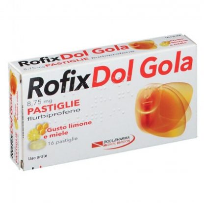 Rofixdol Throat 16 таблеток с лимонным медом
