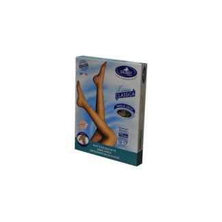 SAUBER COLLANT - СВИТЕР С ОТКРЫТЫМ НОСОМ 140 DEN НЕЙТРАЛЬНО-БЕЖЕВЫЙ ГЛАДКИЙ РАЗМЕР 4