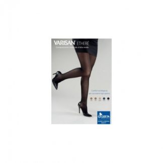 Колготки с открытым носком черного цвета Varisan Ethere Normal, размер 2