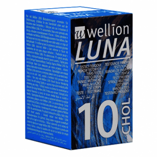 WELLION LUNA Choles 10 полосок