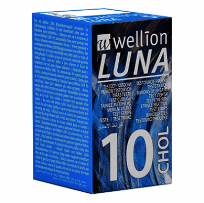 WELLION LUNA Choles 10 полосок