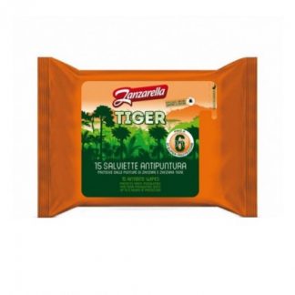 Салфетки Zanzarella Tiger Antipuncture, 15 шт.