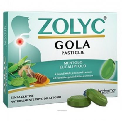 Zolyc Throat Menthol Eucalyptus 24 таблетки