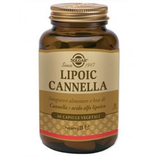 Solgar Lipoic Cinnamon 60 вегетарианских капсул