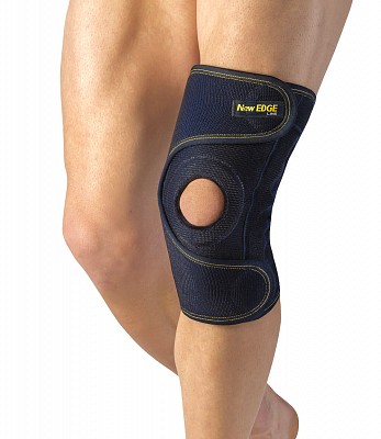 Ginocchiera apribile con foro rotuleo