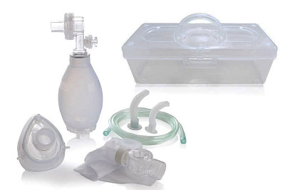 Kit autoclavabile per rianimazione – In valigetta – Pallone in silicone – Ragazzi