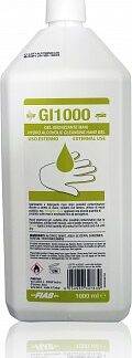 Gel Igienizzante Mani a base alcoolica FIAB GI1000 - 1000ml con 70% alcol