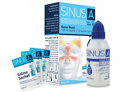 Sinus a - kit lavaggio nasale 120 ml per adulti