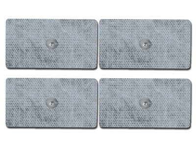 Elettrodi a Clip per Elettrostimolazione e Tens 45x80 - 4 pz.