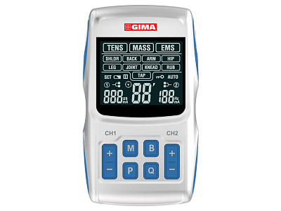 Gima-care tens - 2 canali - 36 programmi