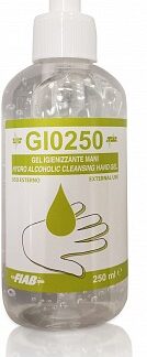 Gel igienizzante Mani a base alcoolica FIAB GI0250 - 250ml con 70% alcol