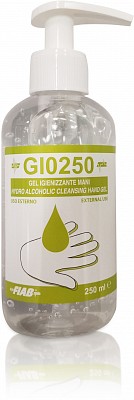 Gel igienizzante Mani a base alcoolica FIAB GI0250 - 250ml con 70% alcol