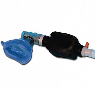 Pallone doppia camera - pediatria, con masc.