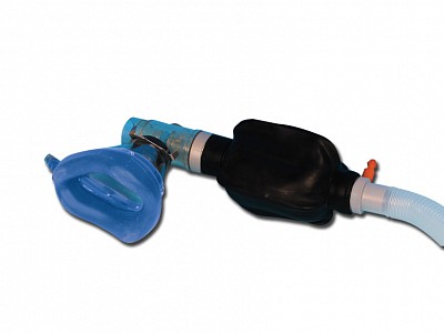 Pallone doppia camera - pediatria, con masc.