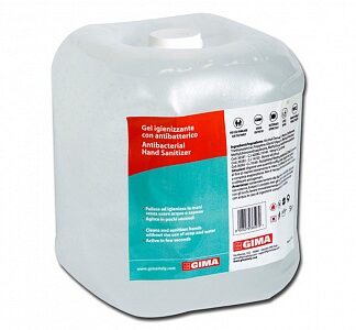 Gel antibatterico - tanica da 5 litri - trasparente - conf. 4 pz.