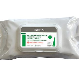 Fazzolettini disinfettanti tekna per superfici - conf. 600 pz.