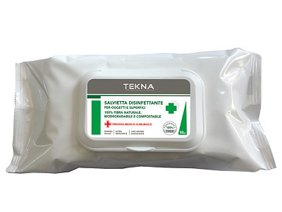 Fazzolettini disinfettanti tekna per superfici - conf. 600 pz.