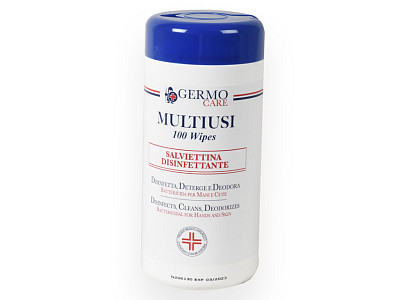 Salviettine disinfettanti - barattolo da 100 salviette - conf. 100 pz.