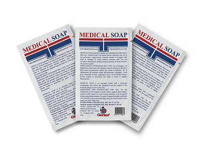Medical soap sapone disinfettante, bustina da 5 ml - conf. 500 pz.