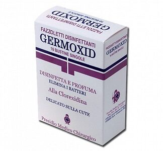 Salviettine alla clorexidina scatola da 10 salv. - conf. 120 pz.