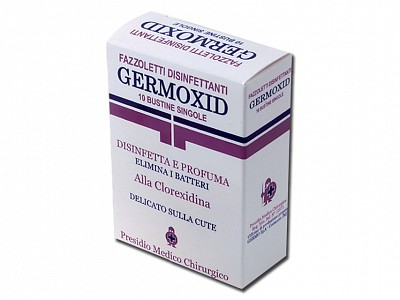 Salviettine alla clorexidina scatola da 10 salv. - conf. 120 pz.