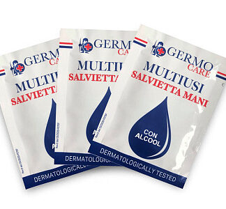 Salviettine multiusi per mani - bustine - conf. 400 pz.