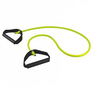 Tubo latex con maniglie 125 cm x 1,5 mm - x-soft - giallo