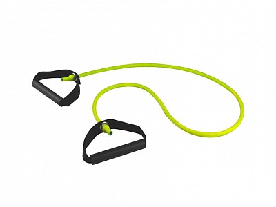 Tubo latex con maniglie 125 cm x 1,5 mm - x-soft - giallo