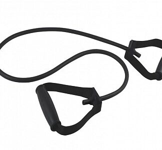 Tubo latex con maniglie 125 cm x 3,5 mm - x-resistente - nero