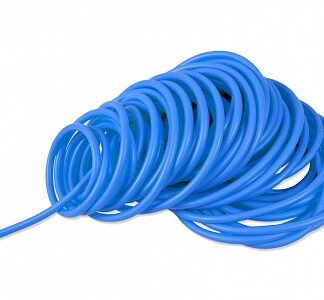 Matassa tubo latex 25 m x 3,0 mm - resistente - blu