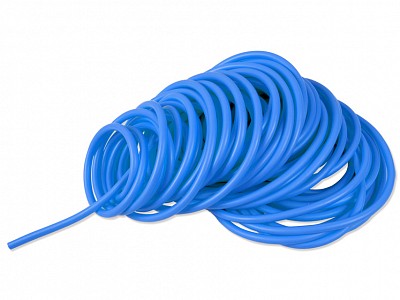 Matassa tubo latex 25 m x 3,0 mm - resistente - blu