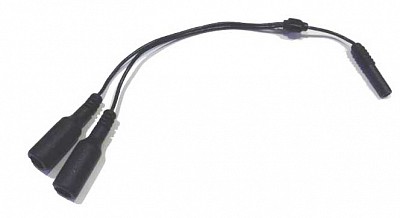 Cavo Y NERO per utilizzare sonde anali - vaginali a 4 elettrodi con stimolatore a singolo canale