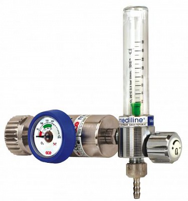 Riduttore di Pressione con Portata Regolabile "MEDIREG II O2 FLM15" G 1/4'' M