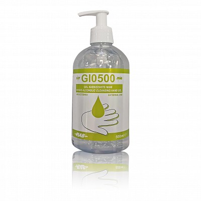 Gel igienizzante Mani a base alcoolica FIAB GI0500 - 500ml con 70% alcol