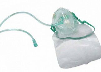 Maschera Ossigeno alta concentrazione adulti - Con Reservoir