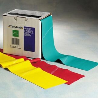 FASCIA ELASTICA THERA-BAND 22,85 m. x 10 cm - LATEX FREE - ROSSO
