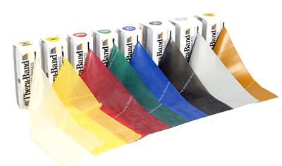 FASCIA ELASTICA THERA-BAND 45 m. x 15 cm. GIALLO - LEGGERO