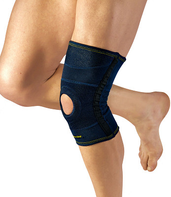 Ginocchiera tubolare con foro rotuleo New Edge 023