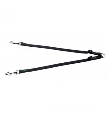 Accoppiacani regolabile 20mm nero