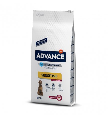 AFFINITY ADVANCE CANE ADULT SENSITIVE CON AGNELLO E RISO DA 12 KG