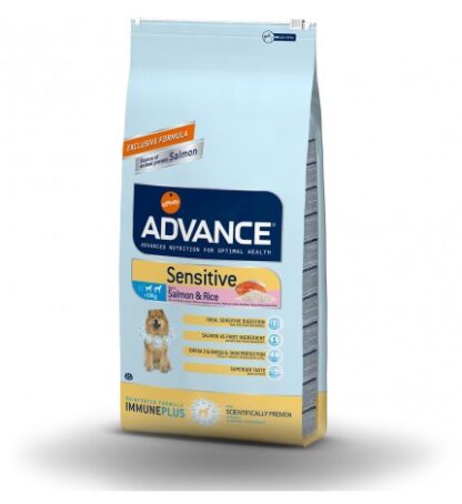 AFFINITY ADVANCE CANE ADULT SENSITIVE SALMONE E RISO DA 12 KG